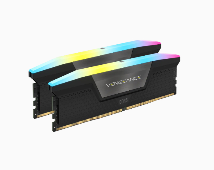  Dual Channel: 32GB (2x16GB) DDR5 5600MHz C40 Vengeance RGB - Optimised for Intel Desktop Memory  